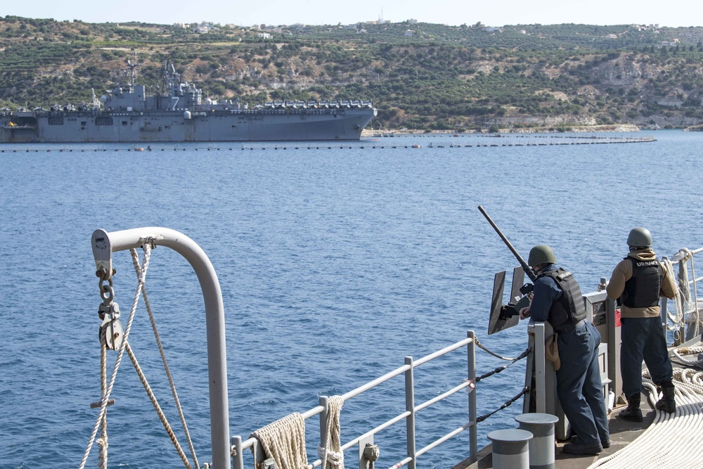 Carter Hall Reaches Souda Bay