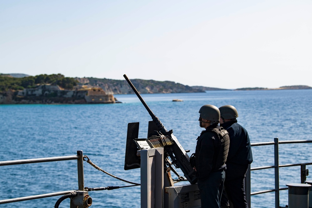 Carter Hall Reaches Souda Bay