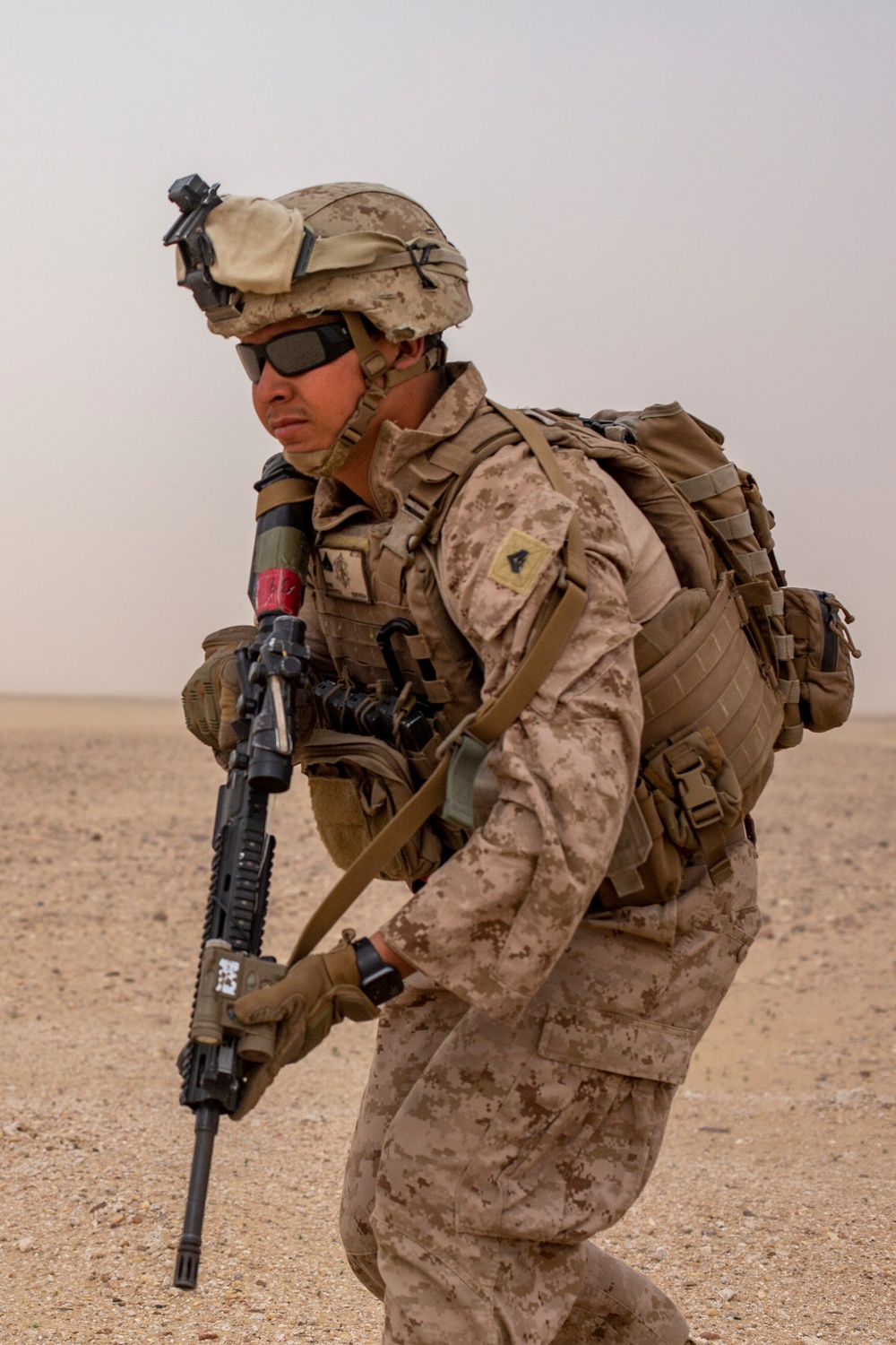 15th MEU Marines conduct a platoon attack live-fire range
