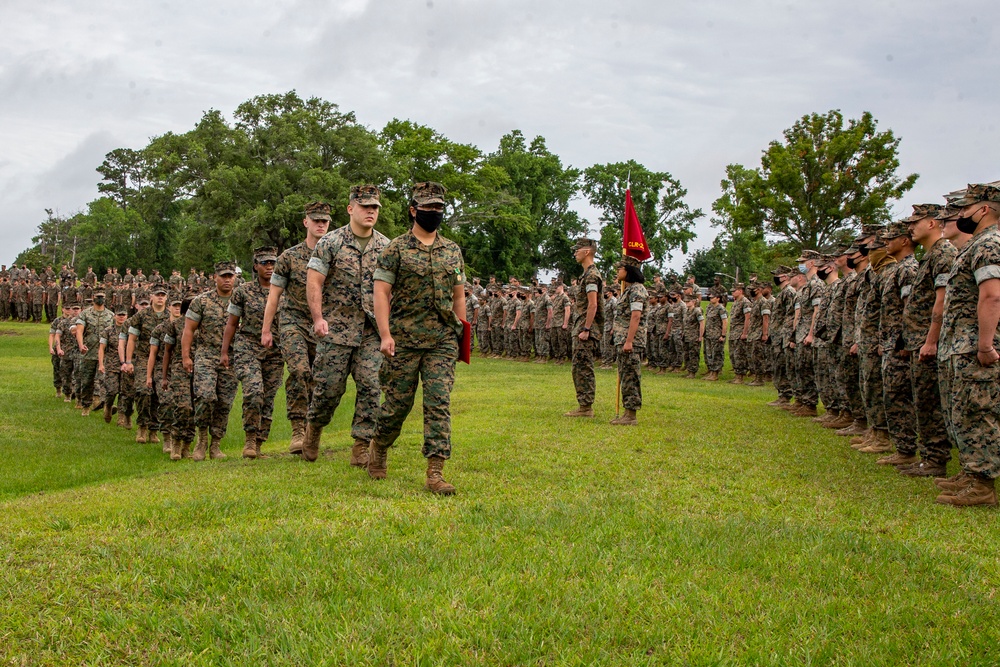 Combat Logistics Regiment 27 Commanding General's Inspection Program Awards Ceremony