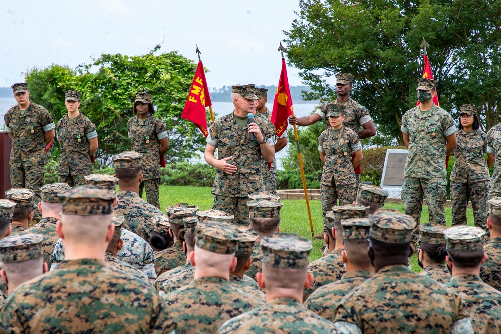 Combat Logistics Regiment 27 Commanding General's Inspection Program Awards Ceremony