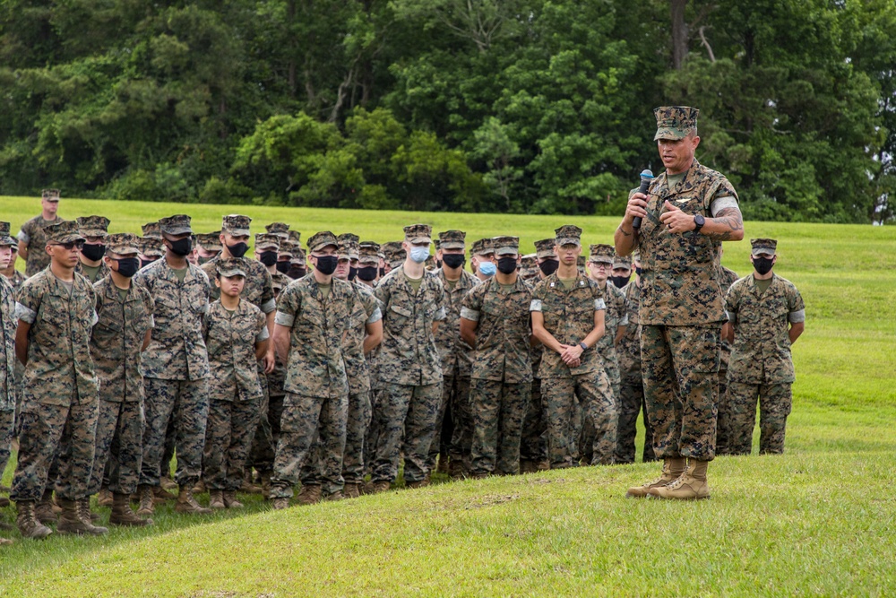 Combat Logistics Regiment 27 Commanding General's Inspection Program Awards Ceremony