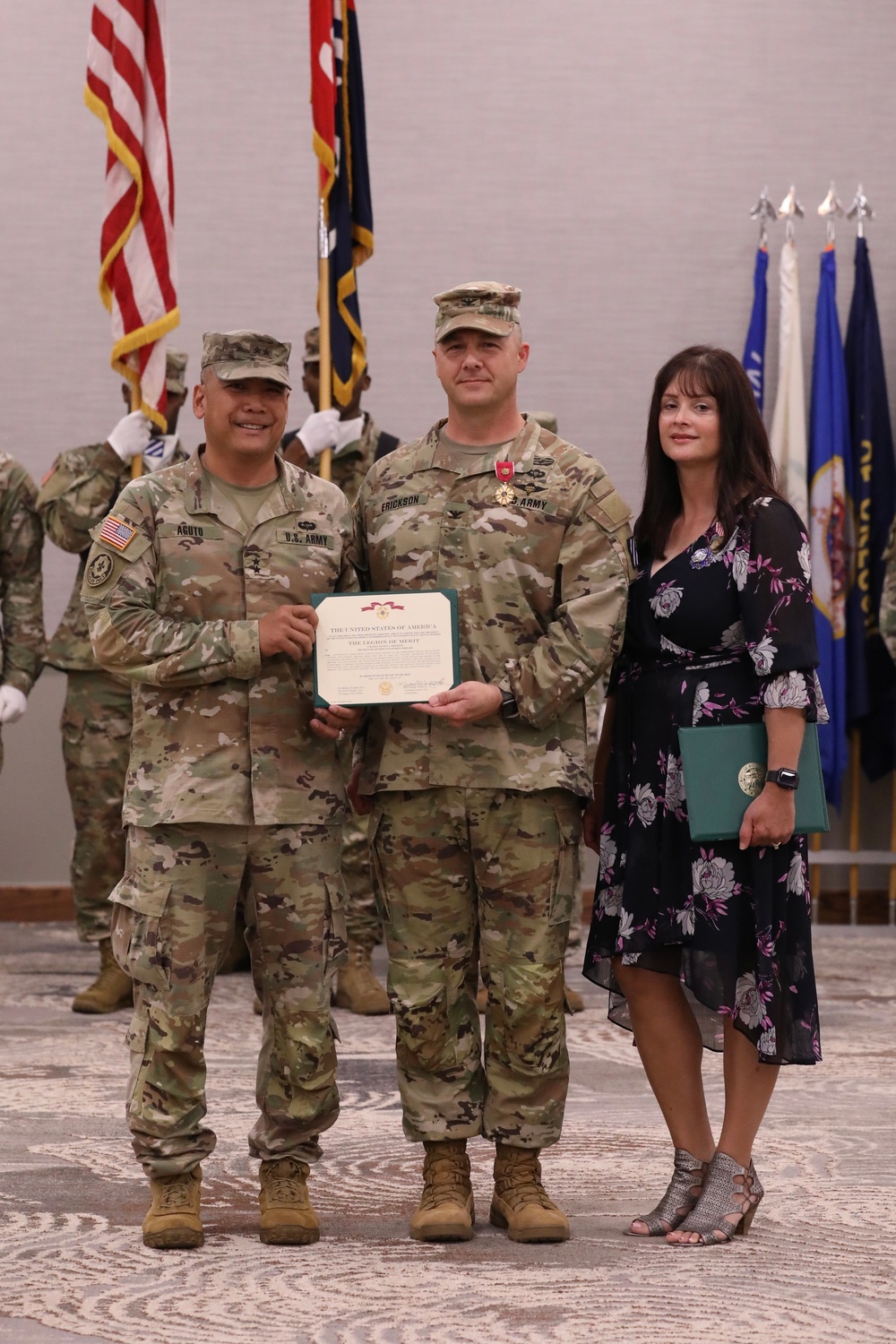 3rd Division Sustainment Brigade Change of Command and Colors Casing Ceremony