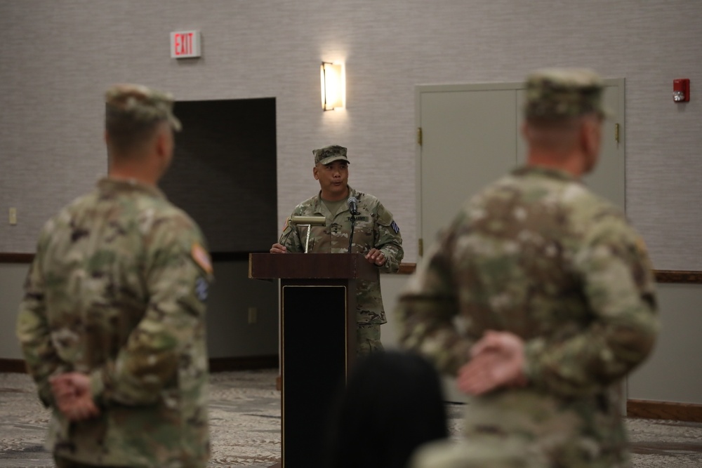 3rd Division Sustainment Brigade Change of Command and Colors Casing Ceremony