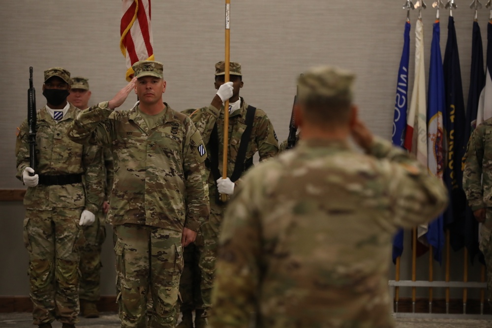 3rd Division Sustainment Brigade Change of Command and Colors Casing Ceremony