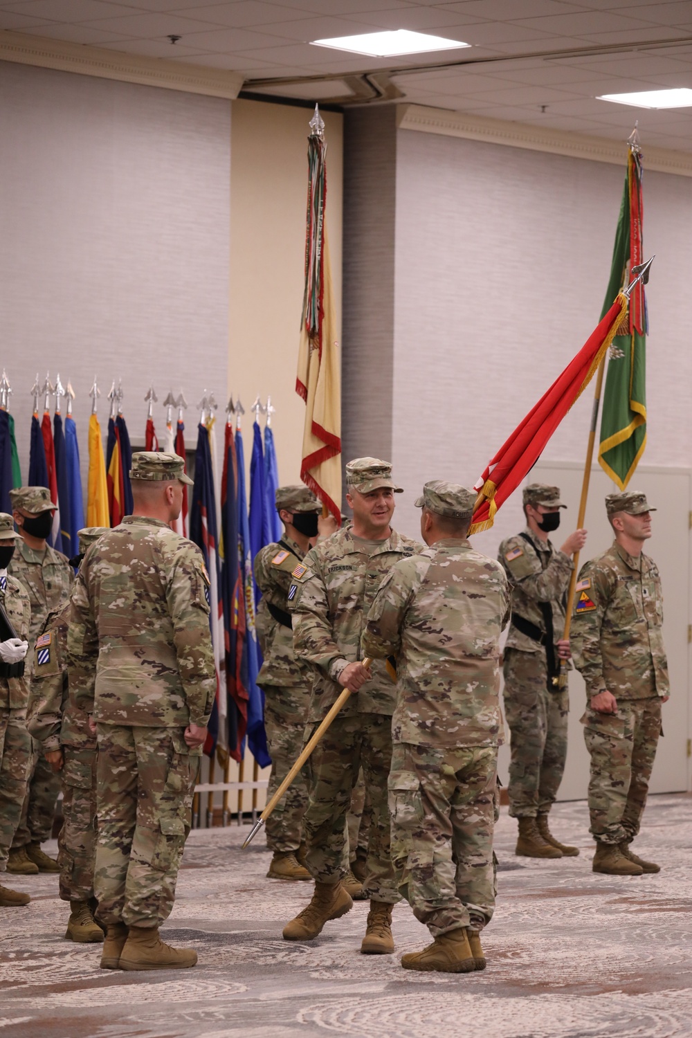 3rd Division Sustainment Brigade Change of Command and Colors Casing Ceremony