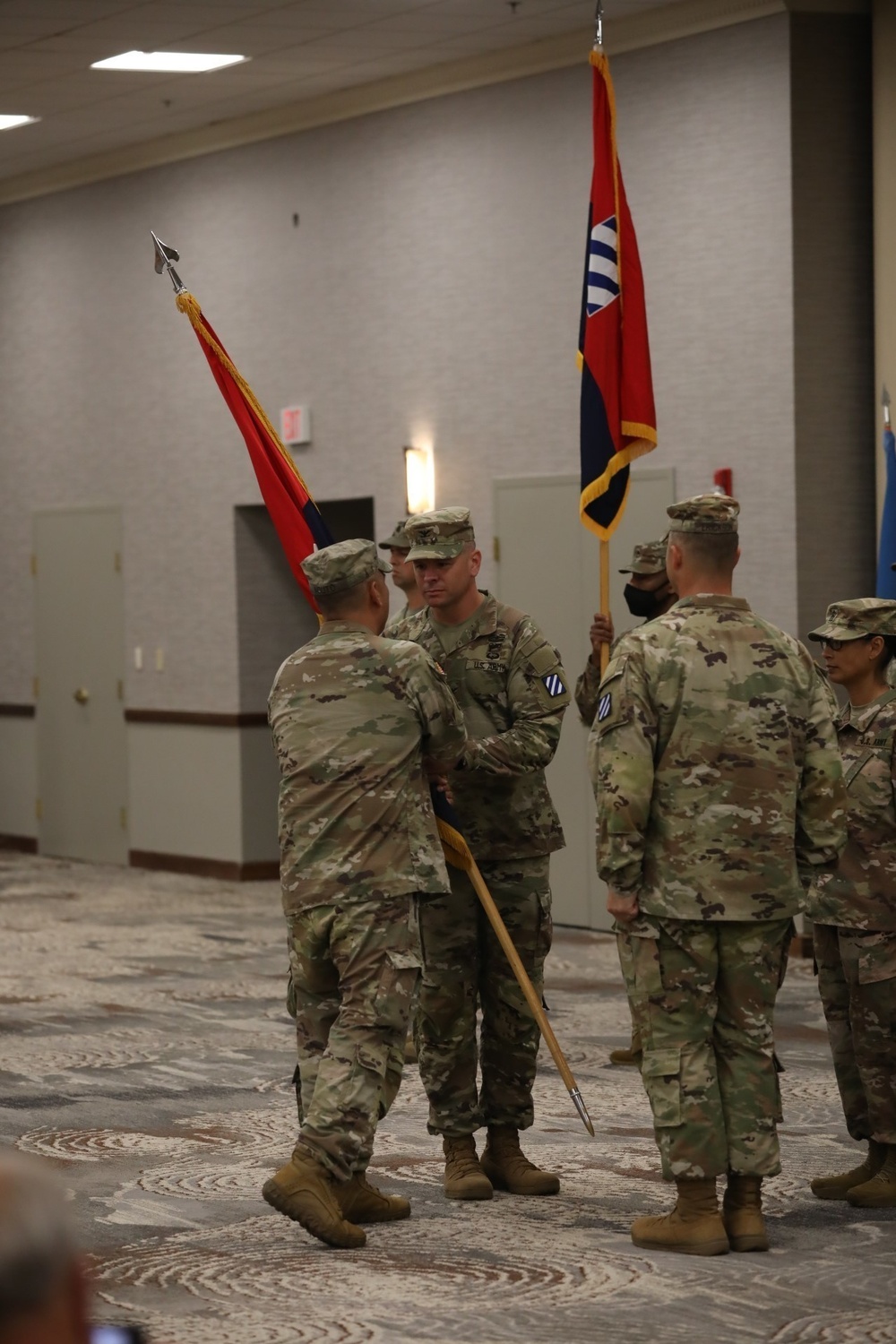 3rd Division Sustainment Brigade Change of Command and Colors Casing Ceremony