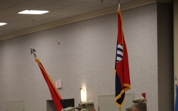 3rd Division Sustainment Brigade Change of Command and Colors Casing Ceremony