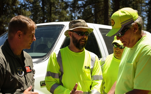 173rd FW joins forces with Klamath Search and Rescue Team in simulated exercise