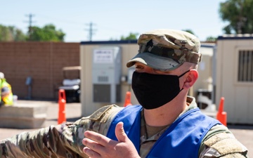 4th Infantry Division Soldiers work together to vaccinate Pueblo, Colorado