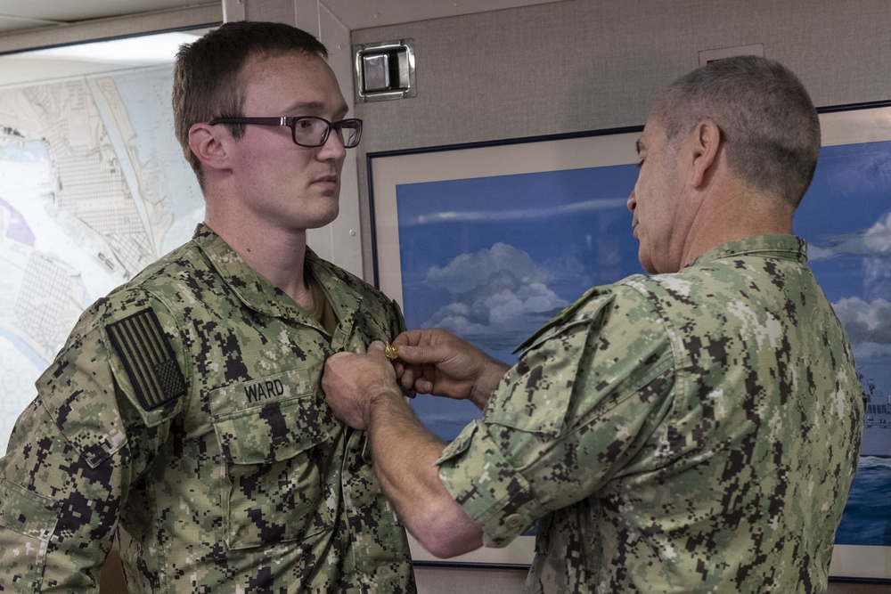 Vice Adm. Kitchener Visits USS Howard