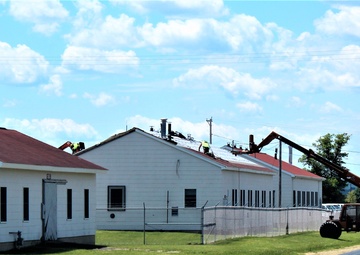 Contractors replacing roofing on 20-plus buildings at Fort McCoy