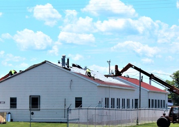 Contractors replacing roofing on 20-plus buildings at Fort McCoy