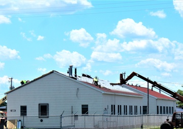 Contractors replacing roofing on 20-plus buildings at Fort McCoy