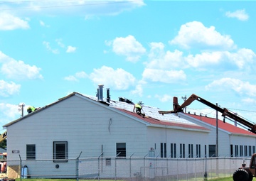 Contractors replacing roofing on 20-plus buildings at Fort McCoy
