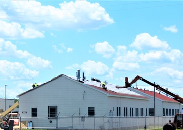 Contractors replacing roofing on 20-plus buildings at Fort McCoy