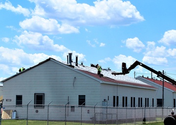 Contractors replacing roofing on 20-plus buildings at Fort McCoy