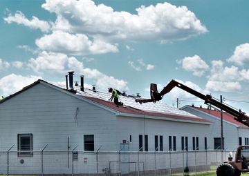 Contractors replacing roofing on 20-plus buildings at Fort McCoy