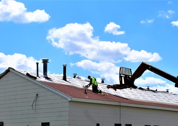 Contractors replacing roofing on 20-plus buildings at Fort McCoy