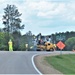 Road paving at Fort McCoy