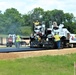 Road paving at Fort McCoy