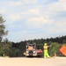 Road paving at Fort McCoy
