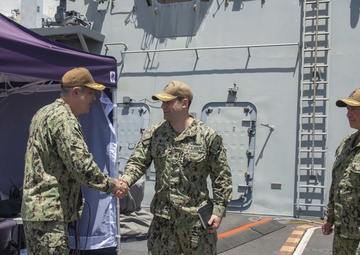 Naval Surface Force, U.S. Pacific Force Surgeon visits USS Fort Worth (LCS 3)