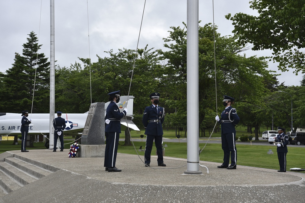 Misawa Memorial Day Retreat Ceremony