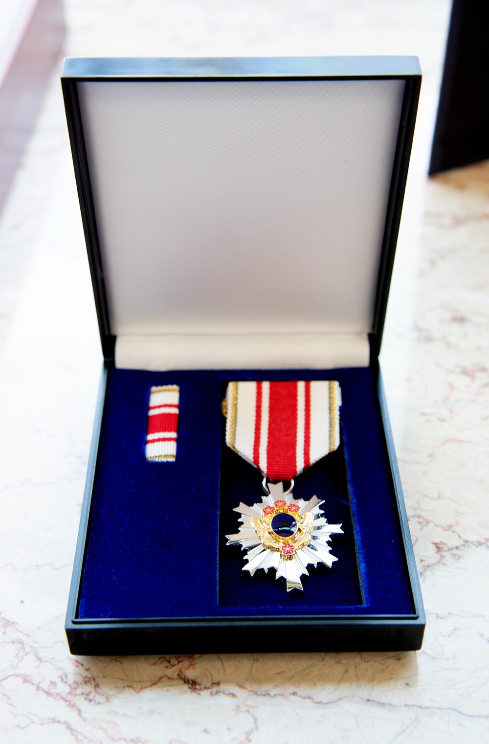 CFAY CMC Mullenhour awarded by JMSDF Yokosuka District