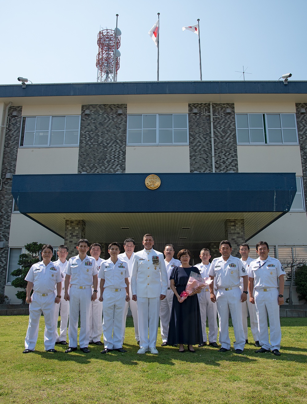 CFAY CMC Mullenhour awarded by JMSDF Yokosuka District