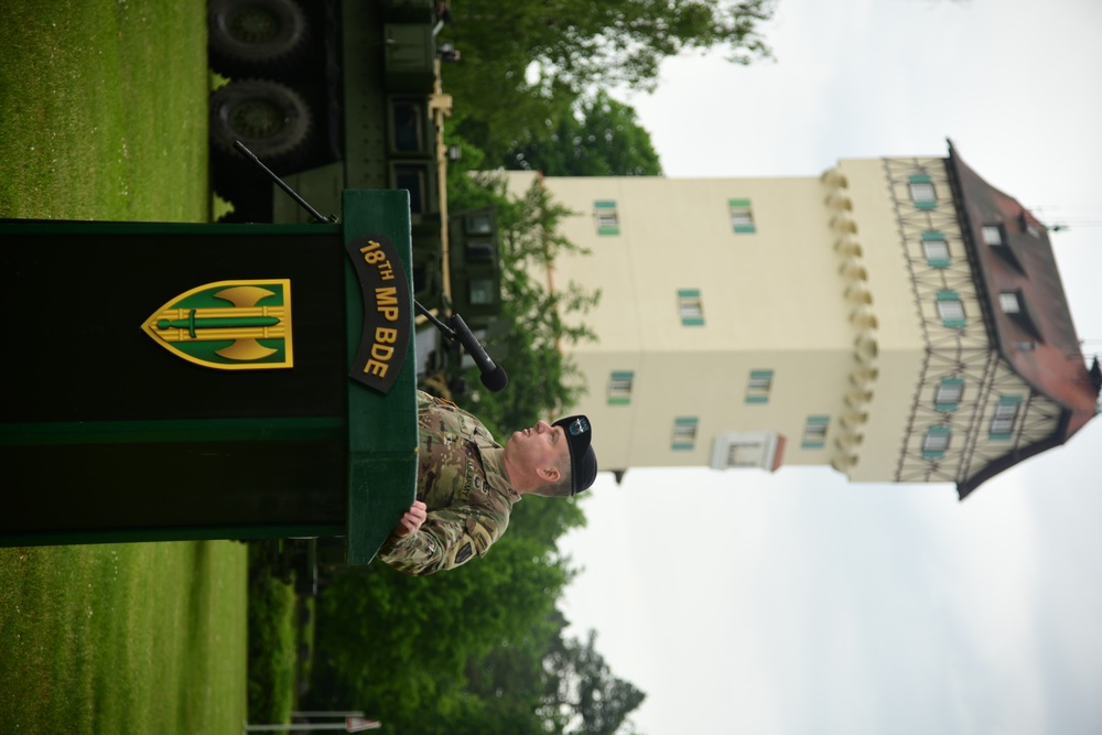 18th MP Brigade Change of Command