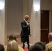 Rob Jones shares his story with Marine Barracks personnel