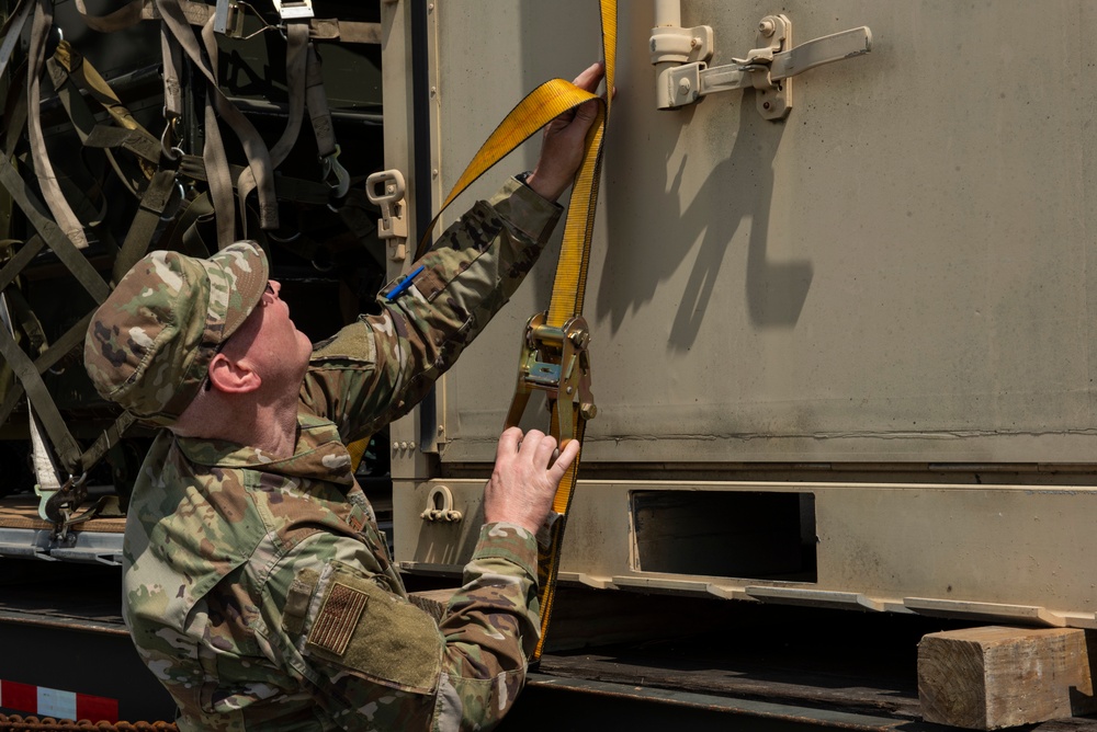 Logistics Readiness Flight loads cargo