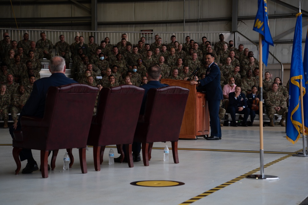 New Wing commander takes helm; encourages Airmen to use voices