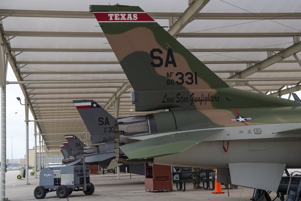 Newly Painted Heritage F16