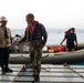 Rear Adm. Christopher Engdahl, commander, Expeditionary Strike Group 7/Task Force 76 arrives to USS New Orleans