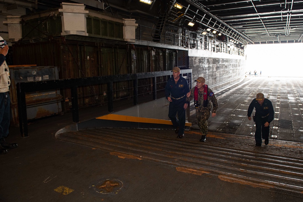 Rear Adm. Christopher Engdahl, commander, Expeditionary Strike Group 7/Task Force 76