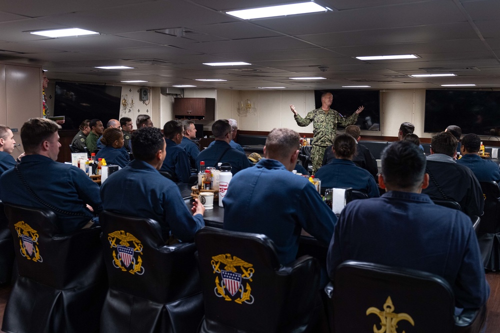 Rear Adm. Christopher Engdahl, commander, Expeditionary Strike Group 7/Task Force 76