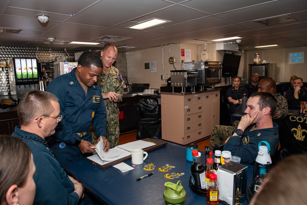 Rear Adm. Christopher Engdahl, commander, Expeditionary Strike Group 7/Task Force 76