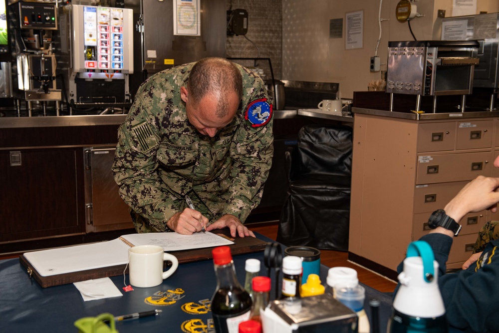 Rear Adm. Christopher Engdahl, commander, Expeditionary Strike Group 7/Task Force 76