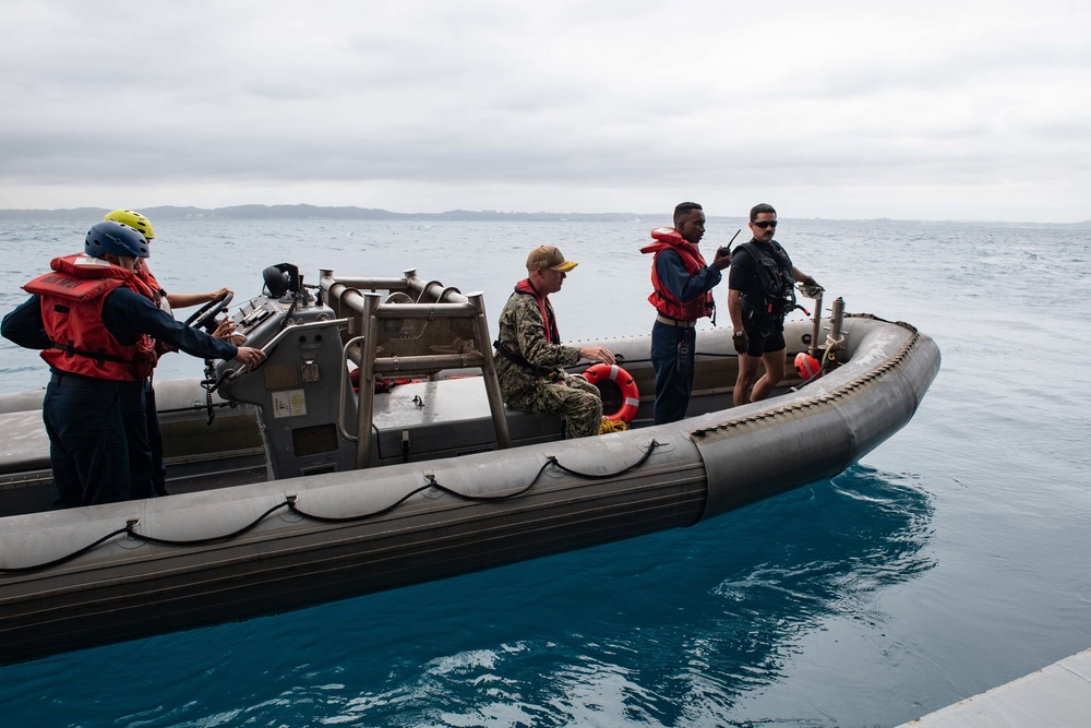 Rear Adm. Christopher Engdahl, commander, Expeditionary Strike Group 7/Task Force 76