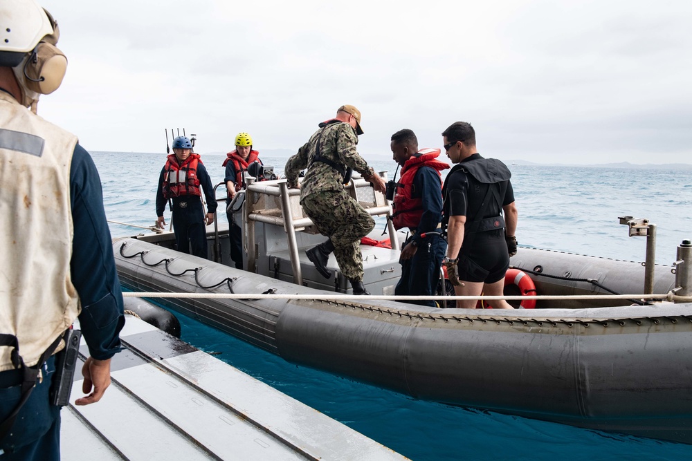 Rear Adm. Christopher Engdahl, commander, Expeditionary Strike Group 7/Task Force 76