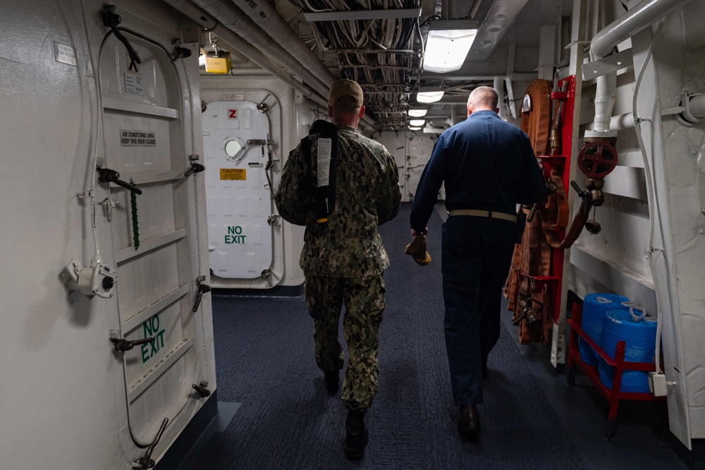 Rear Adm. Christopher Engdahl, commander, Expeditionary Strike Group 7/Task Force 76