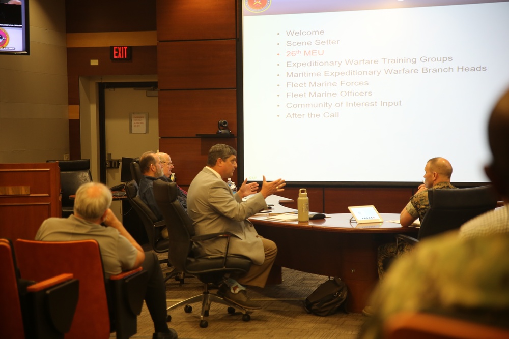 Maritime Expeditionary Warfare planners unite on the waterfront as live planning events ramp up