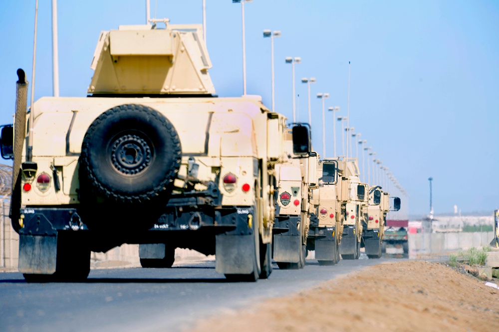 MSRON team practices convoy OPS ashore