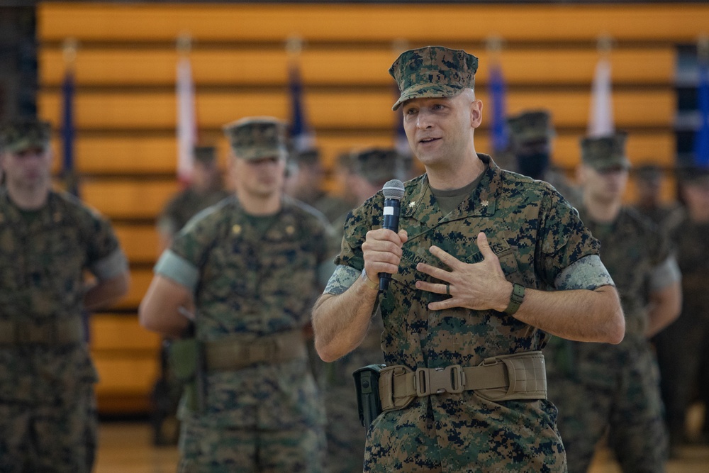 8th Engineer Support Battalion Change of Command Ceremony