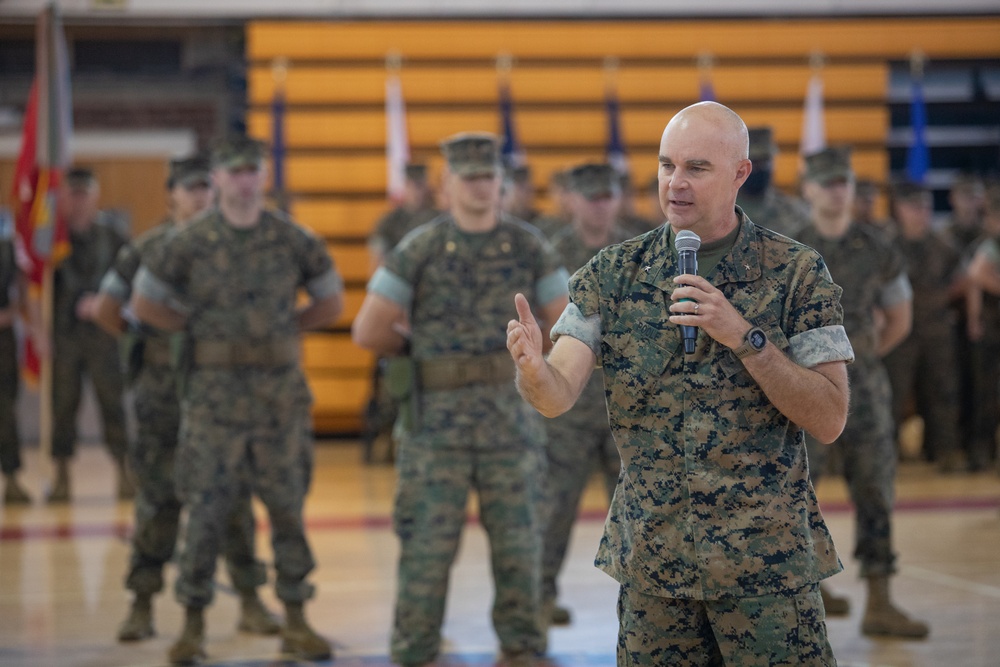 8th Engineer Support Battalion Change of Command Ceremony