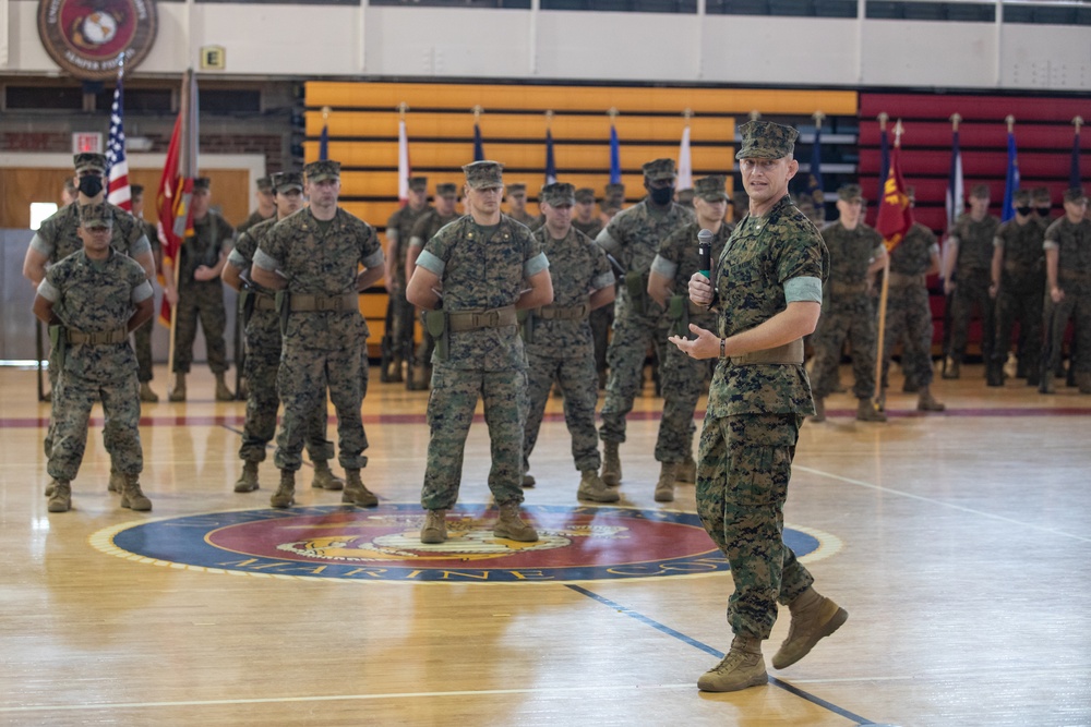 8th Engineer Support Battalion Change of Command Ceremony