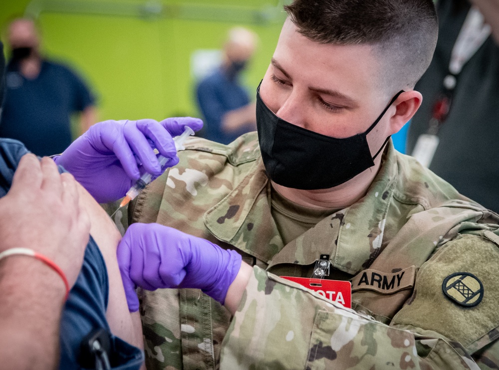 W.Va. Guard assists with mobile vaccination clinic at Toyota Manufacturing