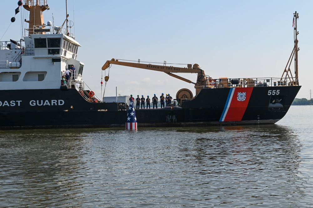 Francis Scott Key buoy set in Baltimore